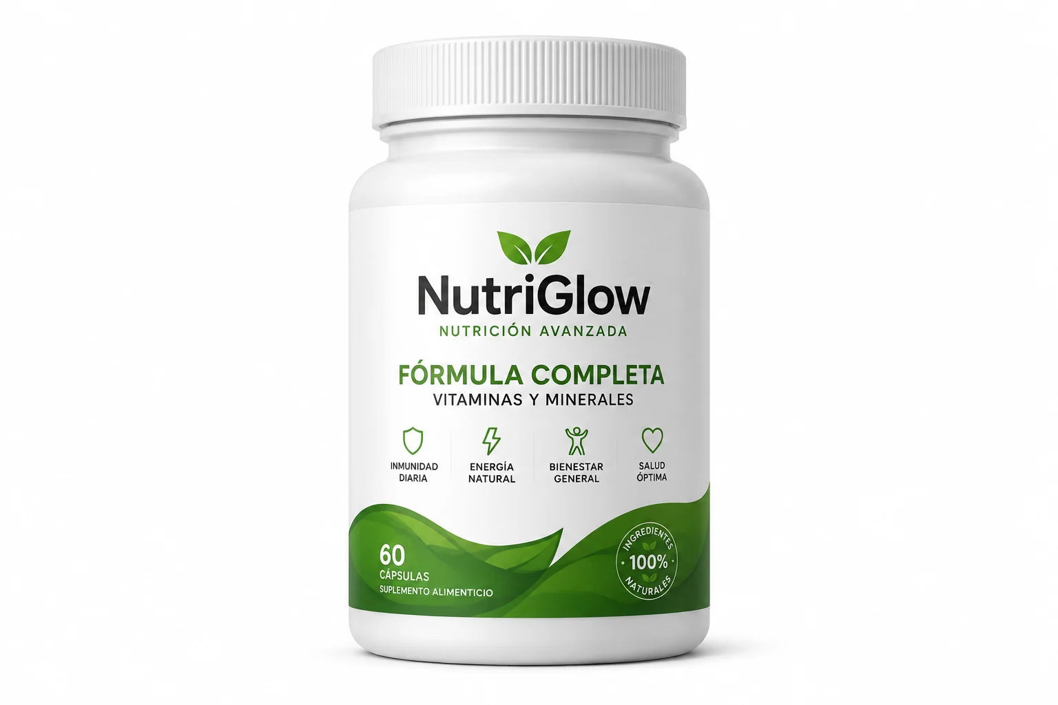 Producto ecommerce de suplemento wellness